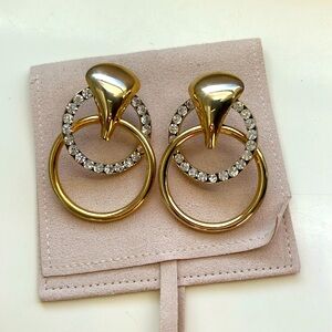 Vintage gold earrings